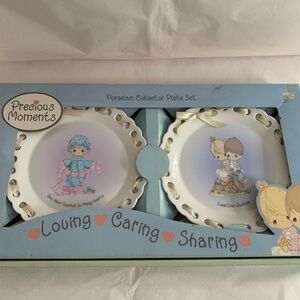 Precious Moments Porcelain Collectors Plate Set